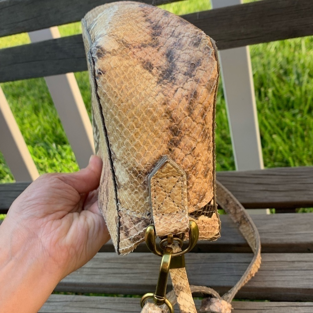 Madewell The Transport Camera Bag:‎ Snake Embossed Leather Edition - Picture 12 of 13